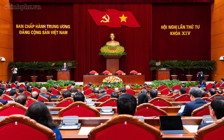 Thông cáo báo chí về ngày làm việc thứ tư và bế mạc Hội nghị Trung ương 4 khoá XIV