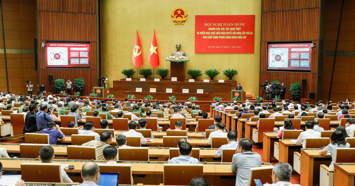 TRỰC TIẾP: Hội nghị toàn quốc quán triệt, triển khai thực hiện Nghị quyết Trung ương 4