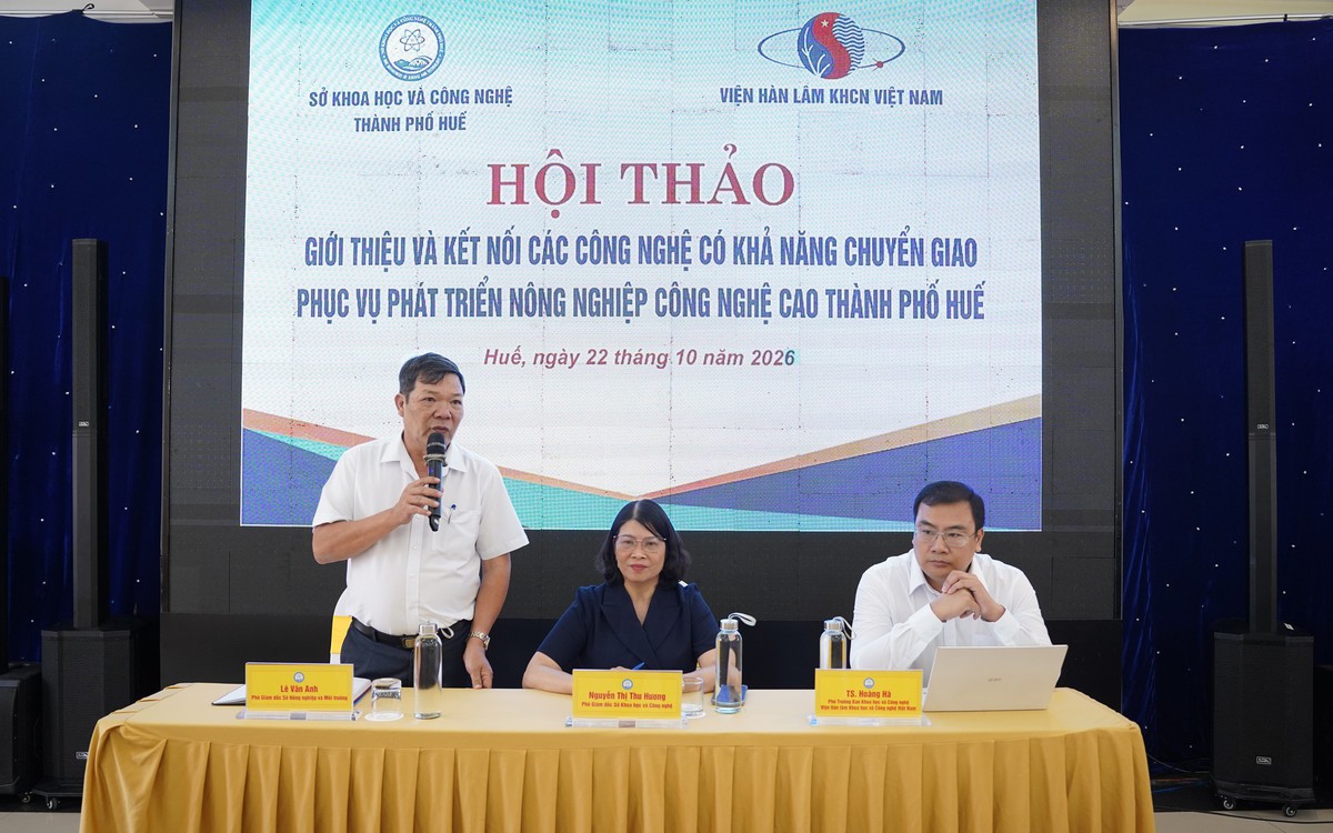 Huế kết nối chuyển giao công nghệ phát triển nông nghiệp công nghệ cao