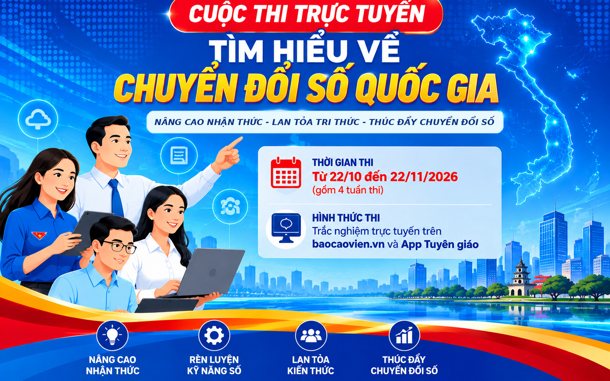 Hà Tĩnh phát động Cuộc thi trực tuyến tìm hiểu chuyển đổi số quốc gia