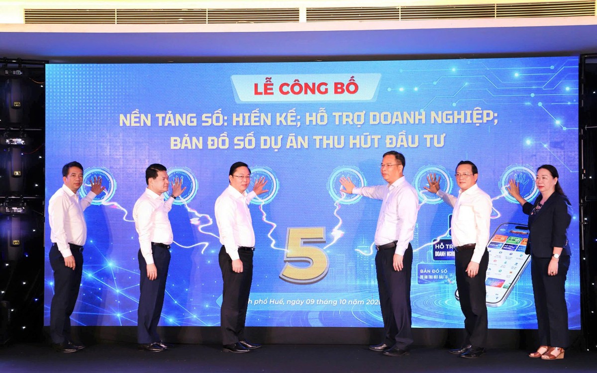 Huế ra mắt ba nền tảng số hỗ trợ người dân, doanh nghiệp và thu hút đầu tư